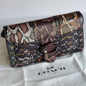 Coach Tabby 26 Snakeskin Shoulder Bag